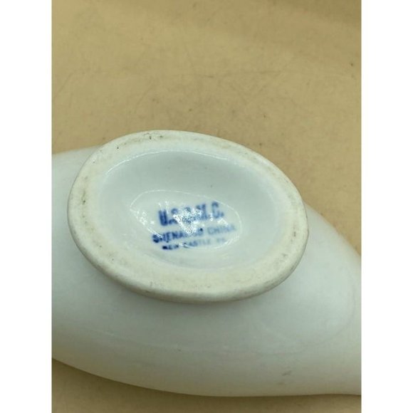 USQMC Shenango China World War 2 Mess Hall Gravy Boat WWII White 1940’s - Picture 3 of 12